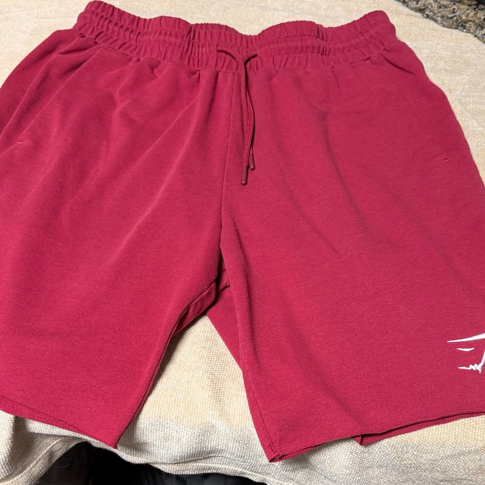Gymshark Men's Athletic Shorts in Bold Red